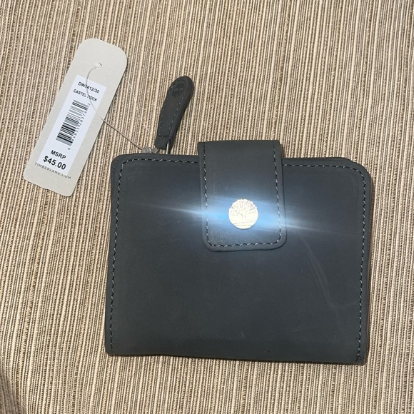 Timberland Genuine Leather Wallet Grey new with tags castle rock - Picture 2 of 15